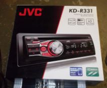 1 x JVC KD-R331 CD Car Stereo with Front AUX Input CD/MP3 Playback - New In Box - Front AUX