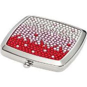 10 x Graduated Princess Compact Mirror - Colour: Red - Ref ICE400114 - CL042 -  New & Boxed -