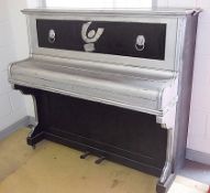 1 x Upright Piano Arthur Allison & Co (Hollow) - For Spares / Repairs  - PD003 - CL079 - Bare Casing