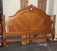 1 x Beautiful Wooden Bed - Some Assembly Required - Supplied Without Matteress - Pre-owned In Good