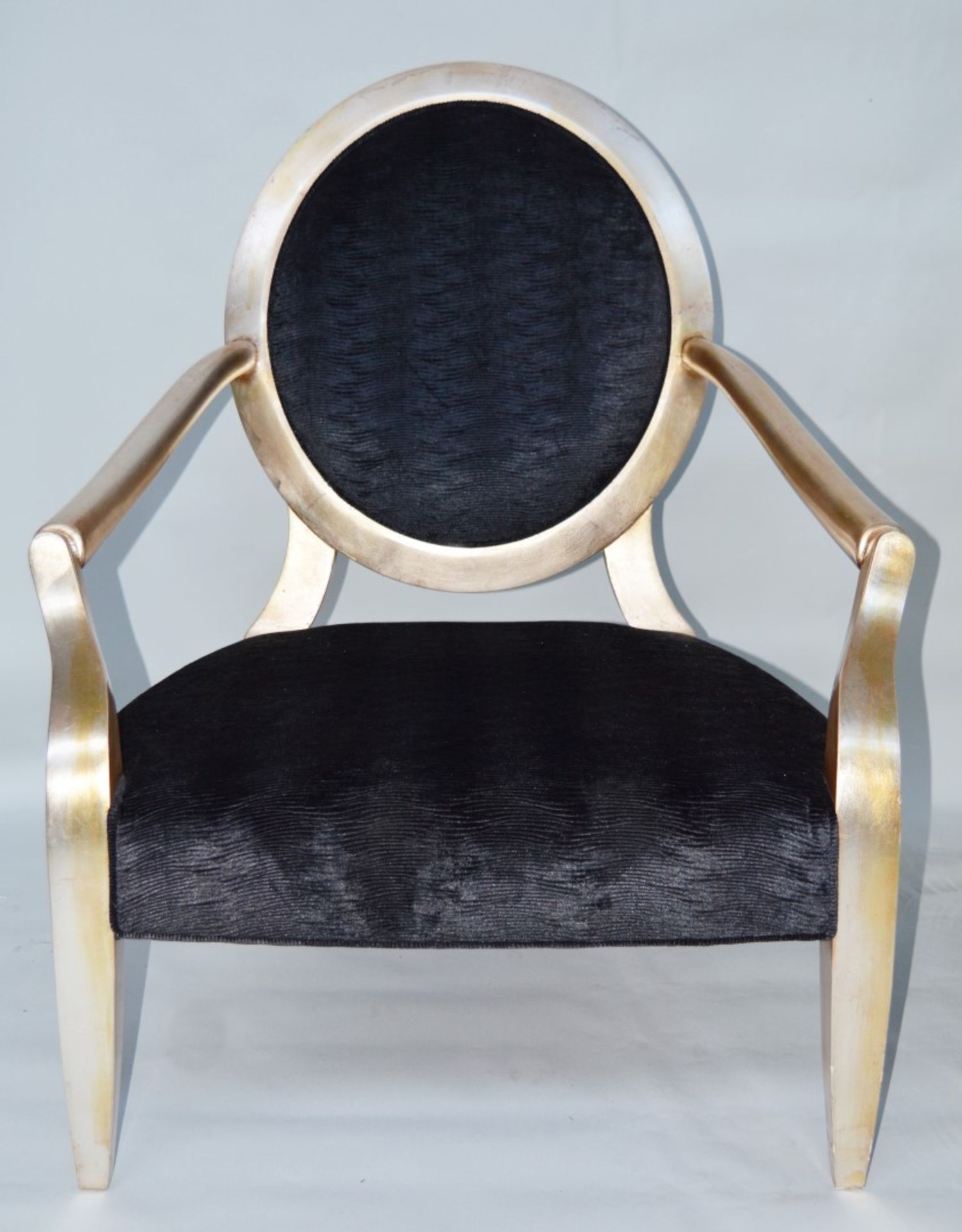 2 x Duresta Nero Chairs - individual Fabric - CL08 - Location Altrincham, WA14 - Image 5 of 7