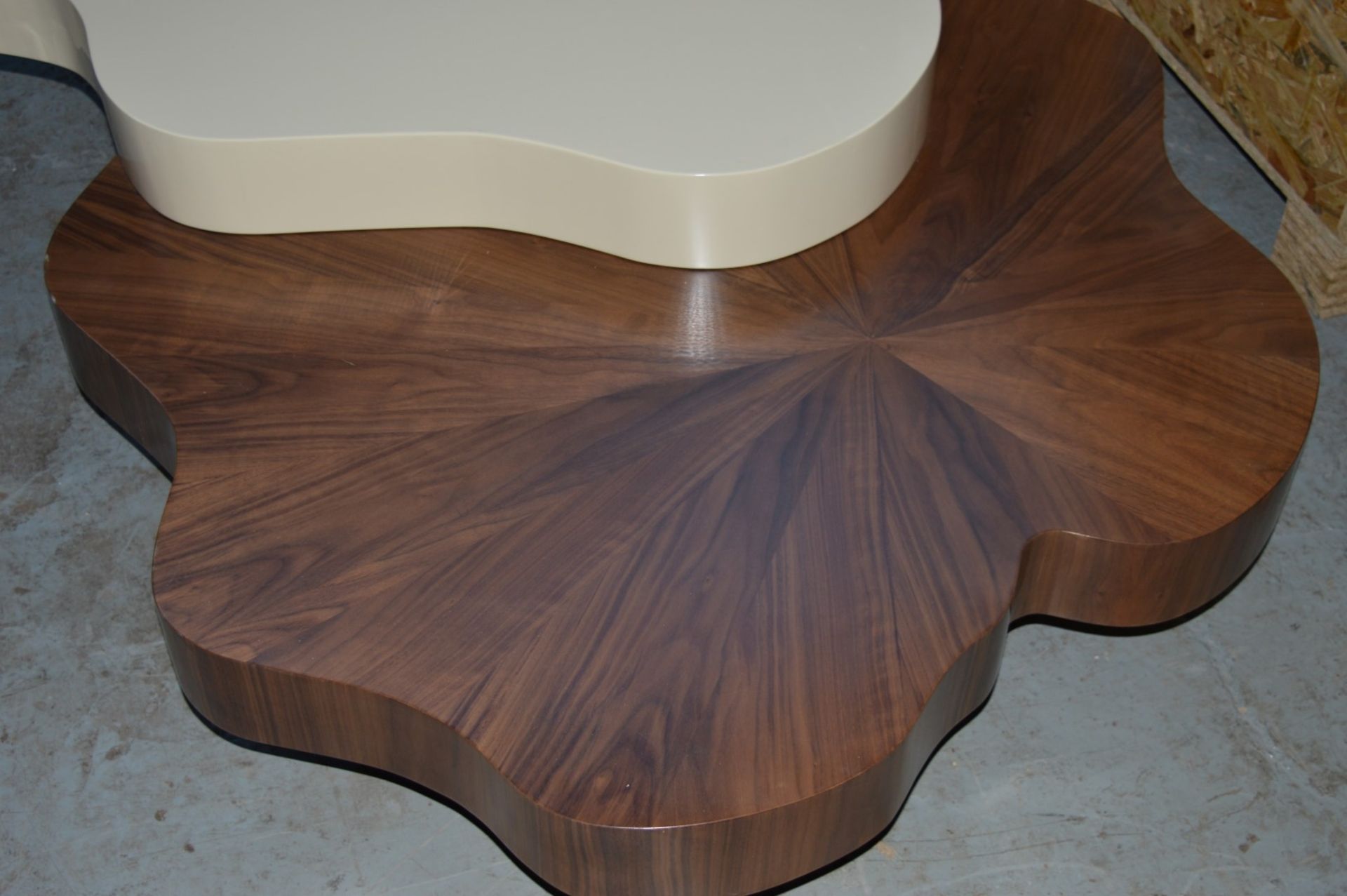 1 x Ginger & Jagger Nenhuphar Coffee Table - Urbanmint Design - Eye Catching Design - Walnut and - Image 12 of 15