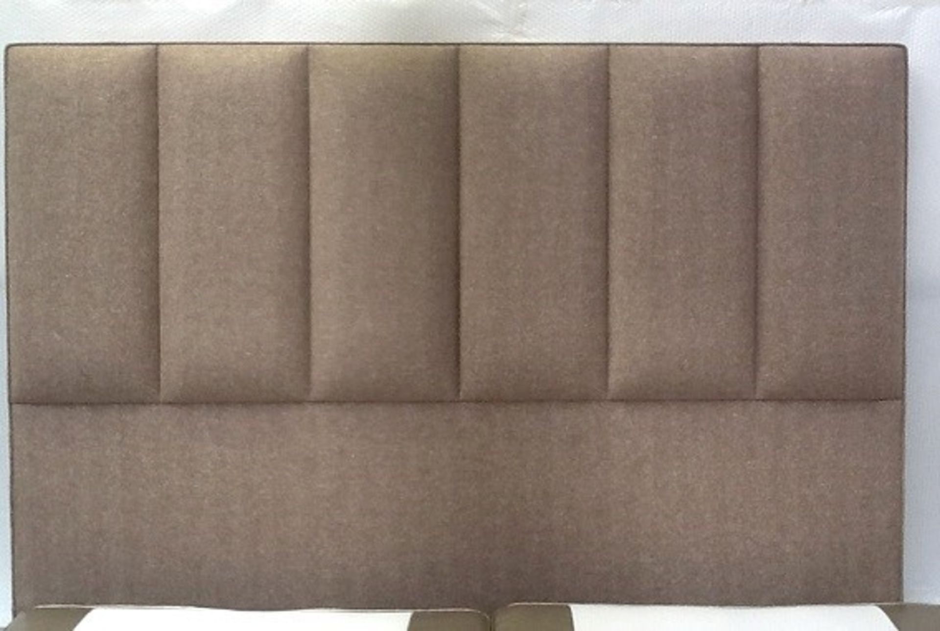 1 x Vispring Ceto Head Board - Brown Heather - Size: 182x h75cm - CL087 - Location: Altrincham WA14