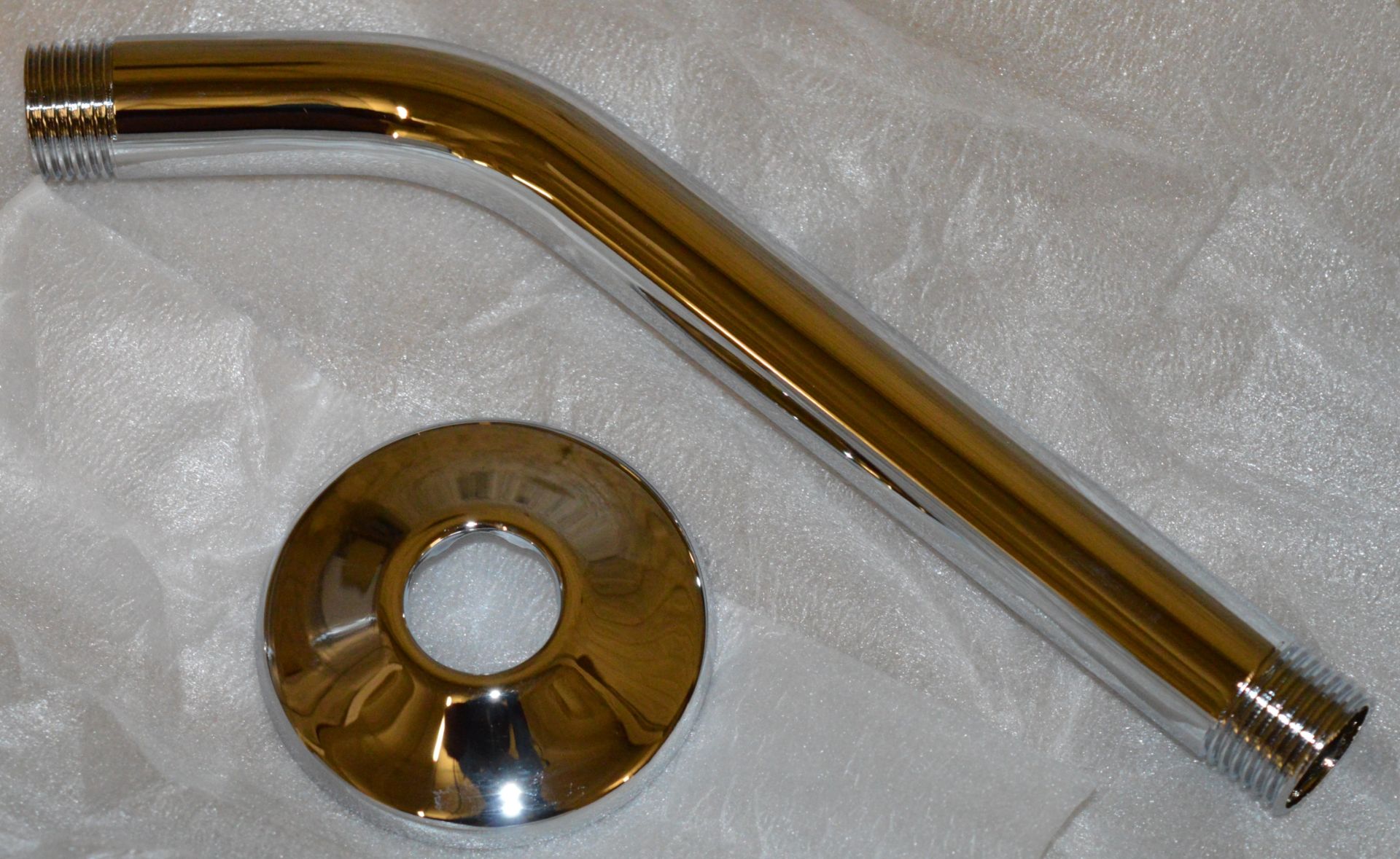 10 x Carmina Shower Arms - Solid Brass With Chrome Finish - Brand New Boxed Stock - Approx RRP £ - Image 4 of 4