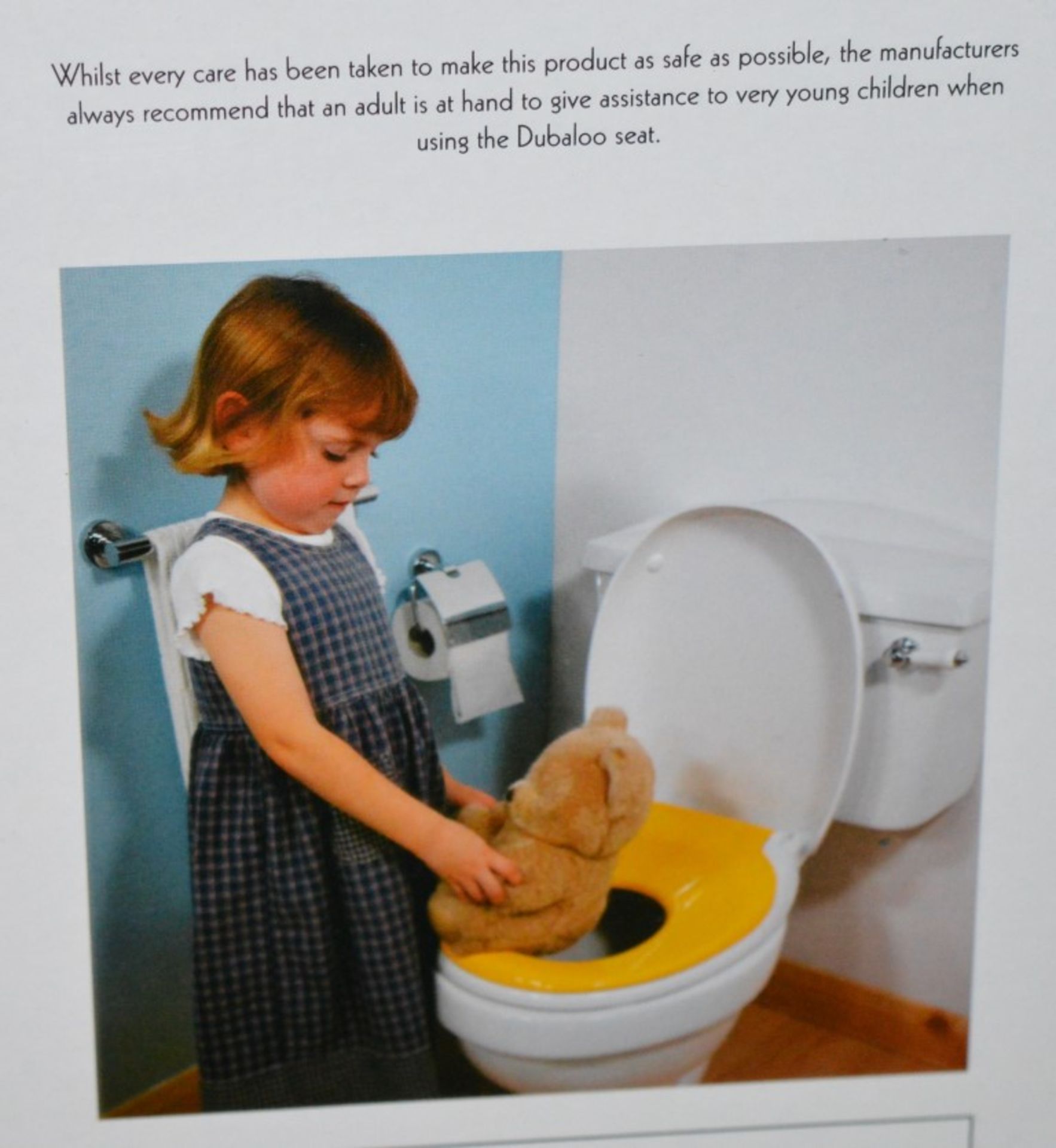 1 x Dubaloo 2 in 1 Family Training Toilet Seat - One Seat For All The Family - Full Size Toilet Seat - Image 2 of 7