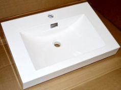 1 x Vogue Bathrooms JUNO Single Tap Hole Inset SINK BASIN - 800mm Width - Product Code 1VFJU80 -