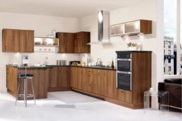 HUGE KITCHEN RESALE OPPORTUNITY - Lot Comprising of Approximately 1,200 x Walnut Slab Kitchen Doors,