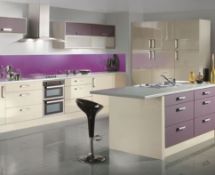 26 x Various Kitchen Doors & Drawer Fronts - MATT AUBERGINE - CL160 - New Boxed Stock - Ref 45 - See