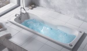1 x Kudos Single End Inset Bath Tub - Vogue Bathrooms - 1800x800mm - Brand New Stock - Ref P6 - High