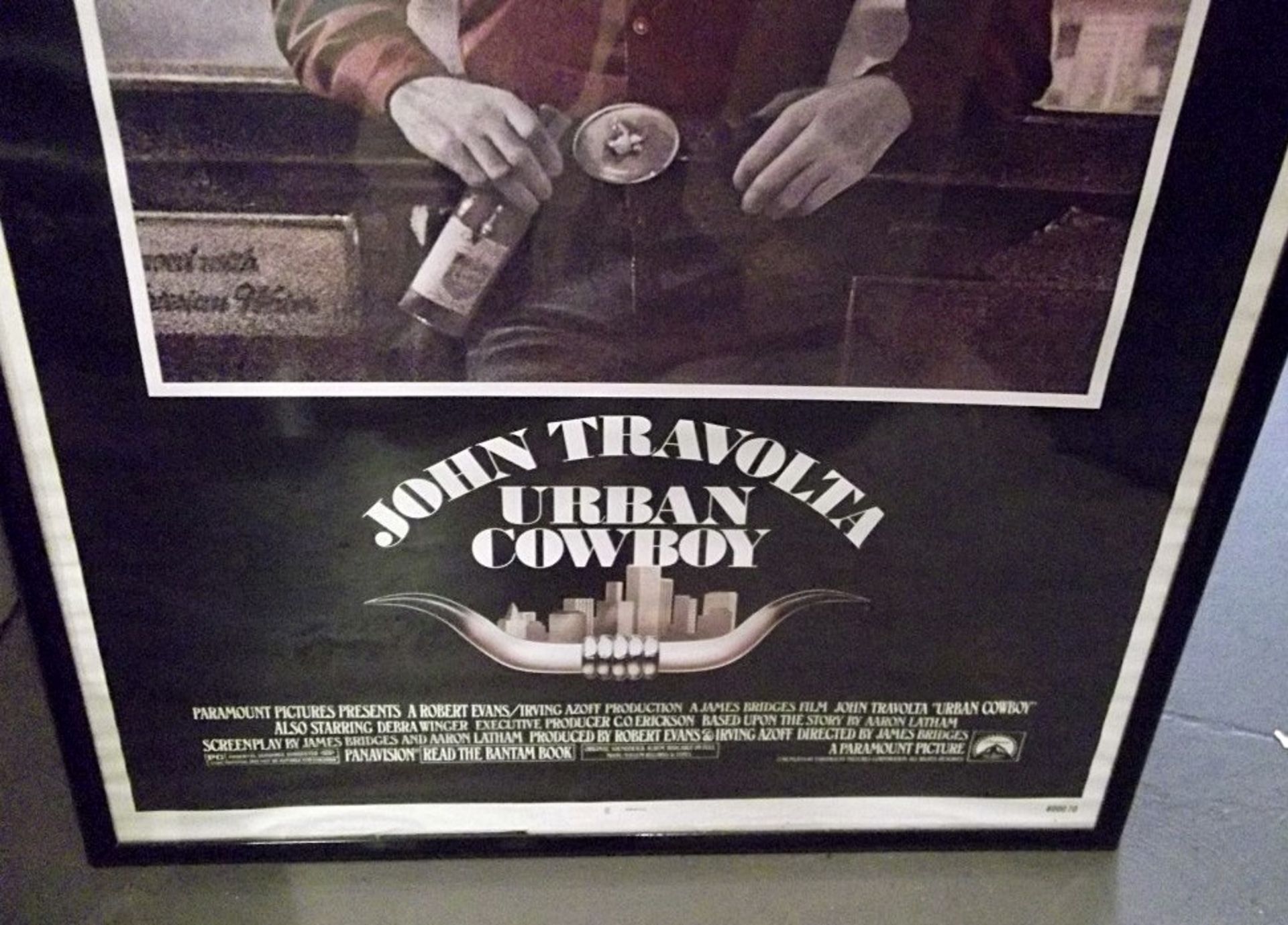 1 x Original "URBAN COWBOY" Framed Movie Poster - Size: W72 x H105 - PD005 - CL079 - Location: Leeds - Image 2 of 2