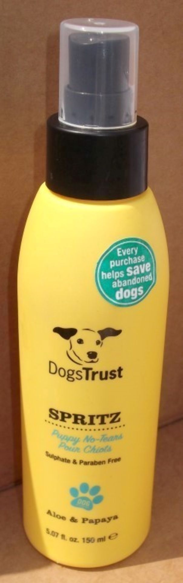 12 x Dogs Trust Puppy No Tears Spritz - Eliminates Pet Odour Between Baths - Promotes a Healthy