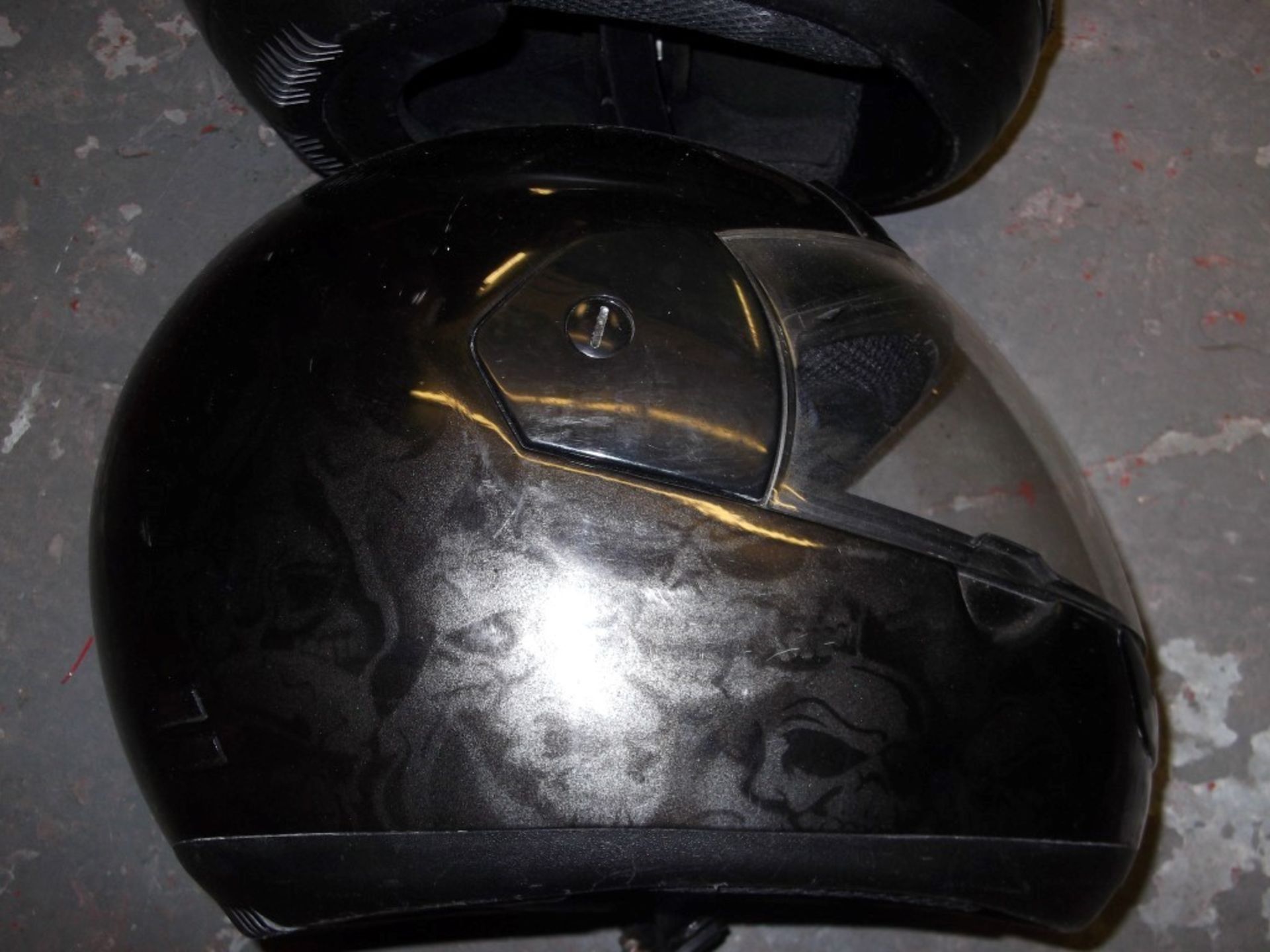 2 x Custom Painted Motorcycle Helmets - Both Medium Adult - Pre-loved, In Good Condition - Each - Image 2 of 4