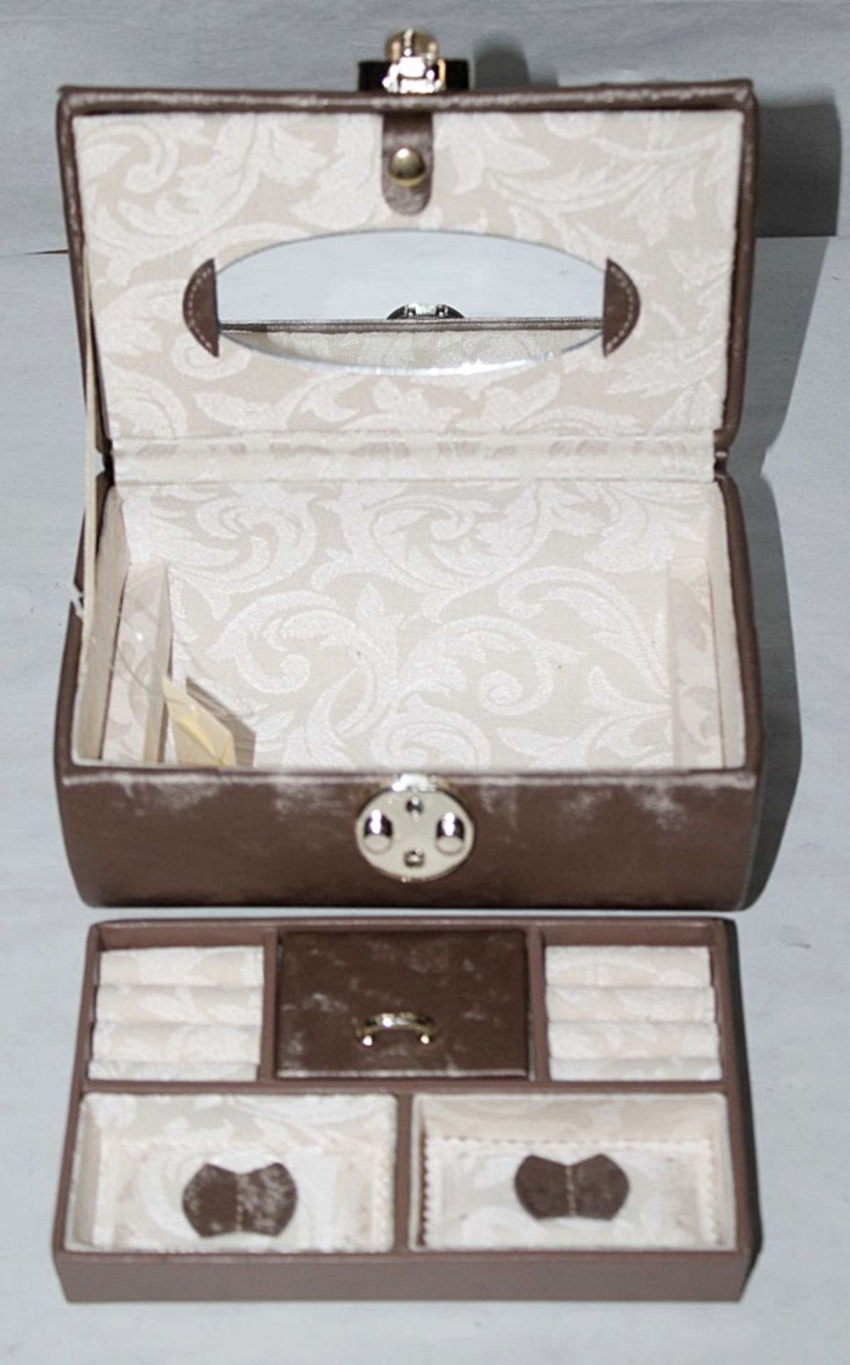 1 x "AB Collezioni" Italian Luxury Jewellery Box (33546) - Ref LT140  – Features A Pull-Out - Image 3 of 5