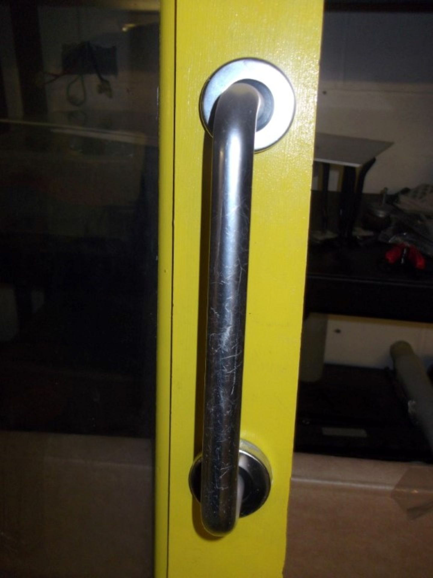 1 x Workshop Door - Pre-owned, Good Condition - 75.5cm x 194cm - Features Bolts Top & Bottom, - Image 2 of 5