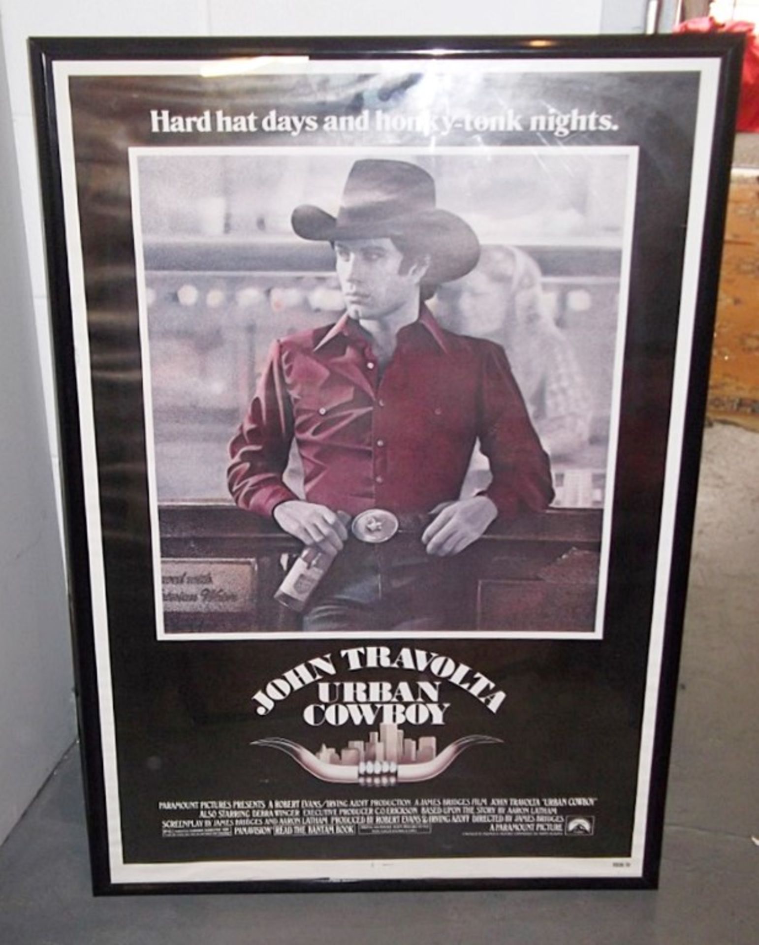 1 x Original "URBAN COWBOY" Framed Movie Poster - Size: W72 x H105 - PD005 - CL079 - Location: Leeds