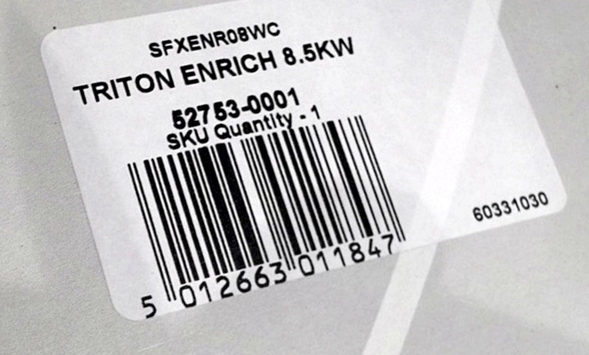 1 x Triton Enrich Electric Shower 8.5kW White - New & Sealed - PD011 - CL079 - Location: Leeds LS13 - Image 3 of 3