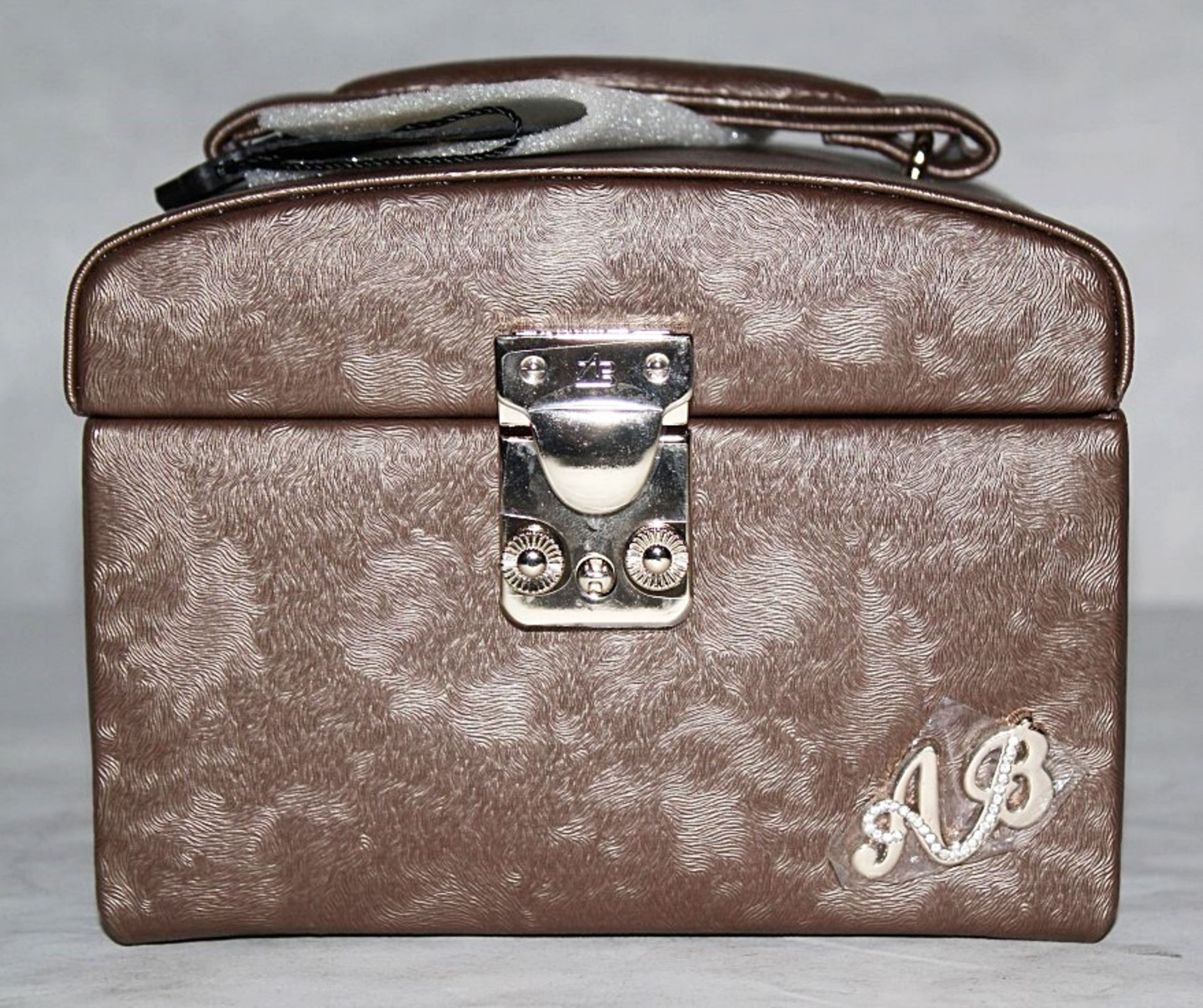 1 x "AB Collezioni" Italian Luxury Jewellery Case (33548) - Ref LT158  – Features Top & Pull-Out - Image 3 of 4