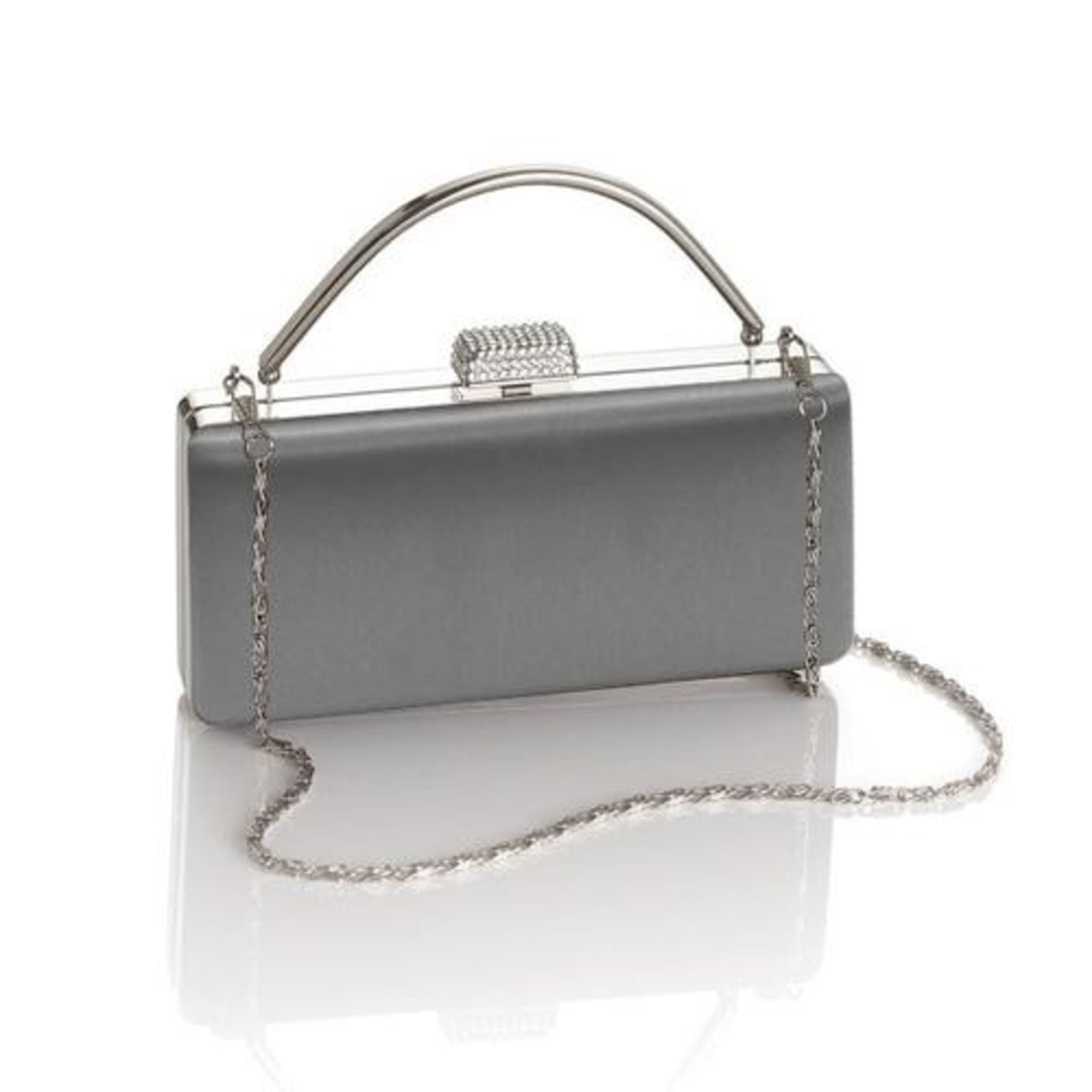 5 x Juliette Evening Bags By ICE London - New & Boxed - Ideal Xmas Gift - Colour: Silver - CL042 -
