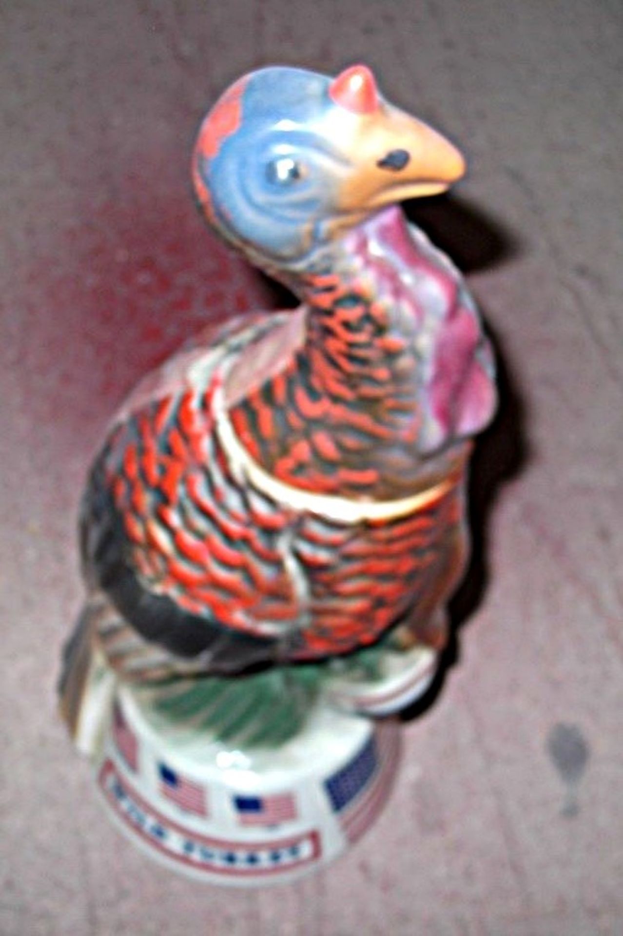 1 x Justin Nichols Wild Turkey Figural Porcelain Decanter - Limited Edition "Spirit of '76" Decanter