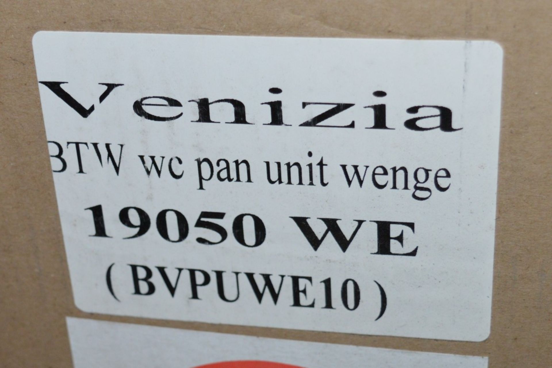 1 x Venizia BTW Toilet Pan Unit in Wenge With Concealed Cistern - 500mm Width - Includes Push Button - Image 7 of 7