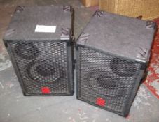 1 x Pair Of Professional Speakers By CG Audio - Good Working Condition - 80nms, 200w RMS MAX -
