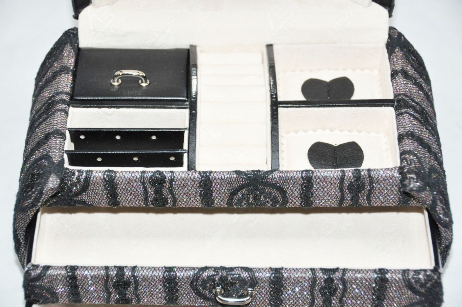 1 x "AB Collezioni" Italian Luxury Jewellery Box (31479N) - Ref LT095 – Includes 3 Pull-Out - Image 4 of 5