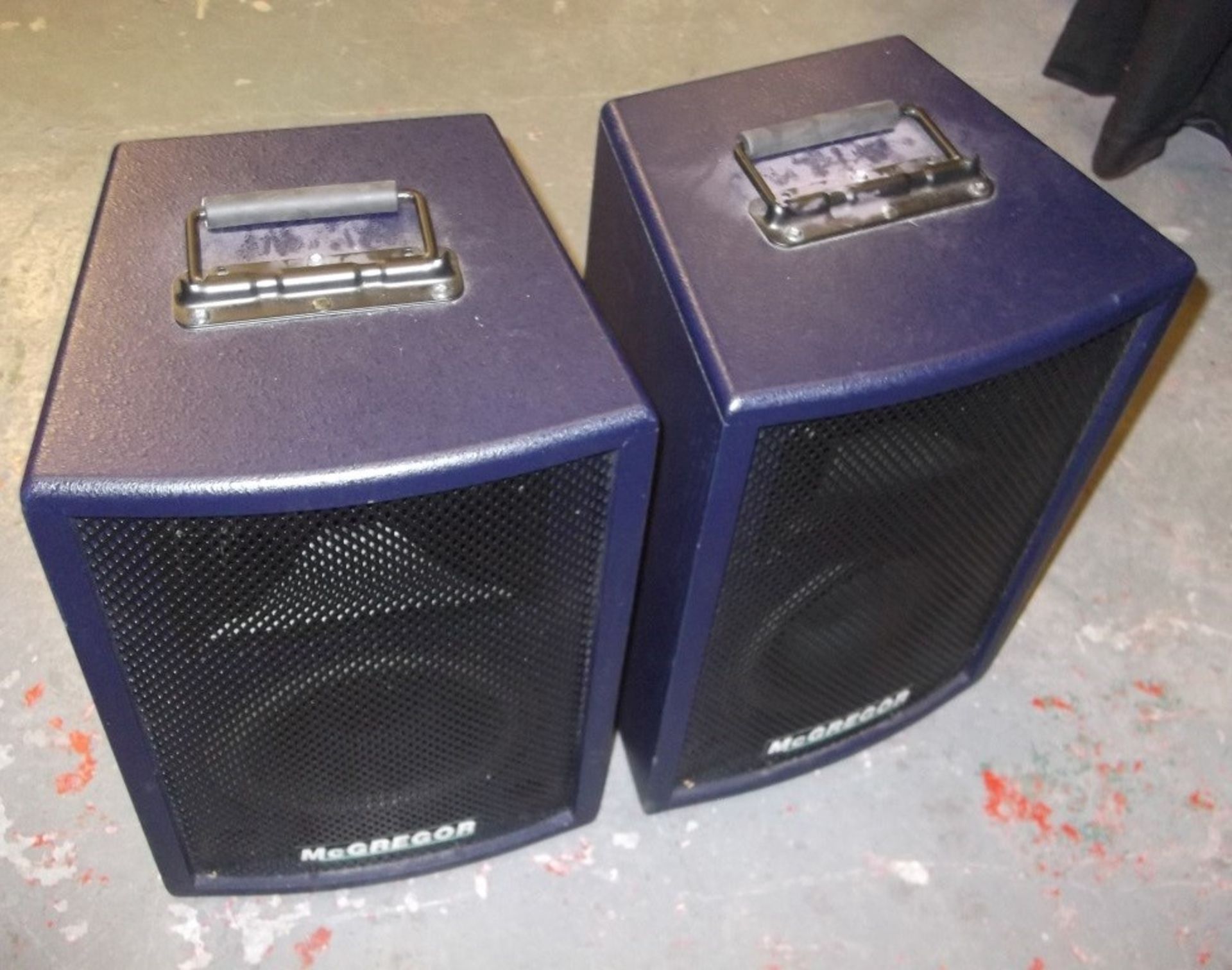 2 x McGregor Professional PA / DJ Speakers - In Good Working Condition - Both 43cm High - PD024 - - Image 2 of 4