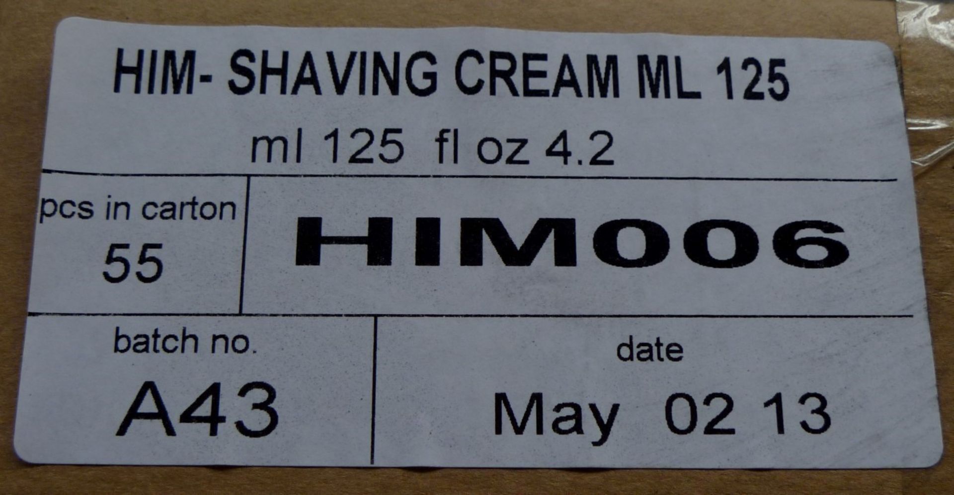 20 x HIM Intelligent Grooming Solutions - 125ml SHAVING CREAM - Brand New Stock - Alcohol Free, - Image 4 of 5