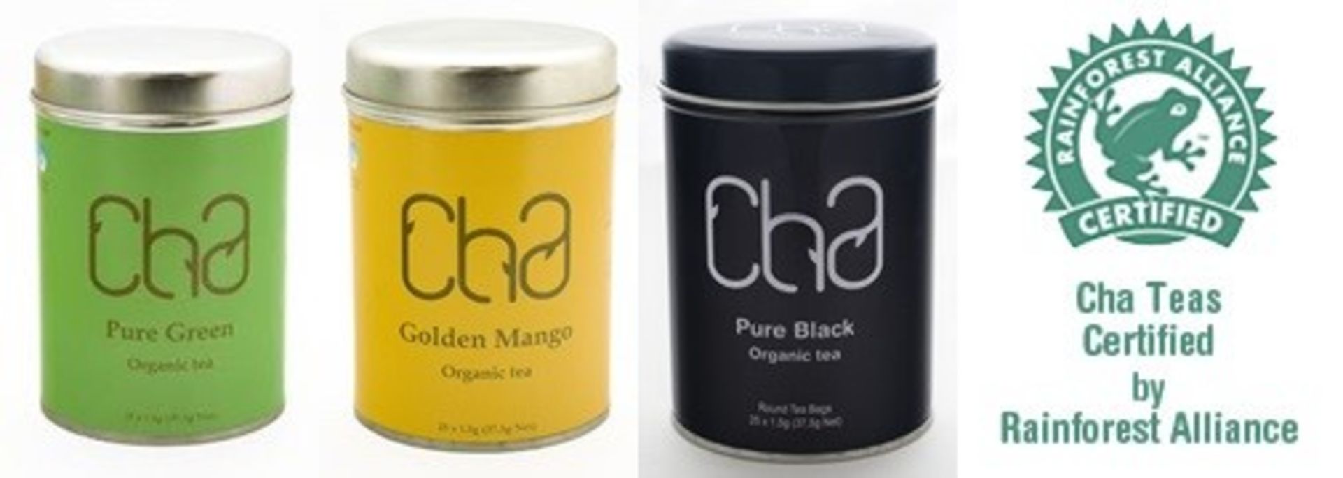 Resale Pallet - 360 x Tins of CHA Organic Tea - PURE BLACK, GOLDEN MANGE AND PURE GREEN - 100% - Image 4 of 6