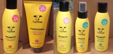 60 x Various Dogs Trust Shampoos and Conditioners - Brand New Stock - CL028 - Includes No Tears,