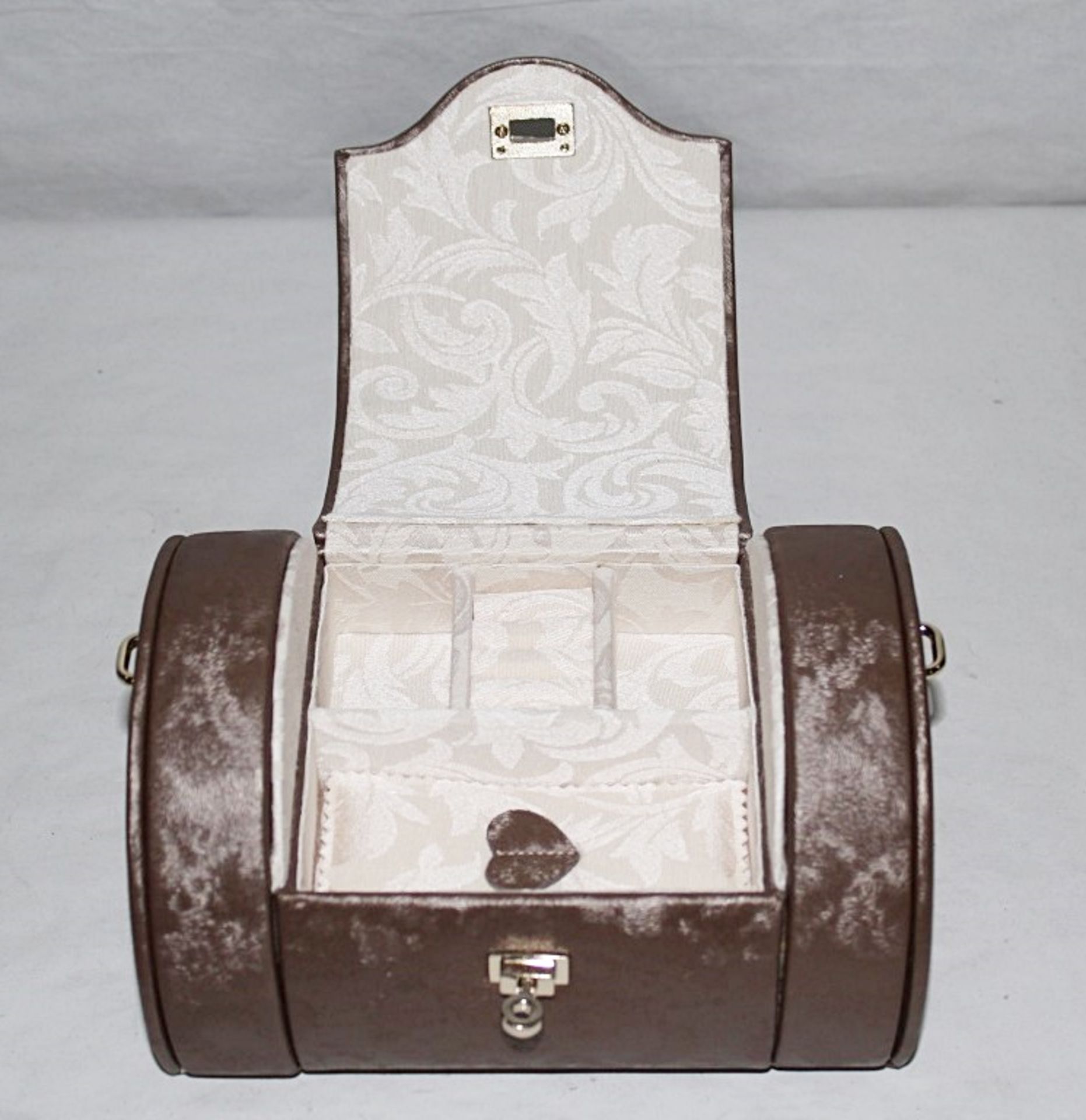 1 x "AB Collezioni" Italian Luxury Vanity Case (33550) - Ref LT146  – In Gun Metal Colour - - Image 3 of 4