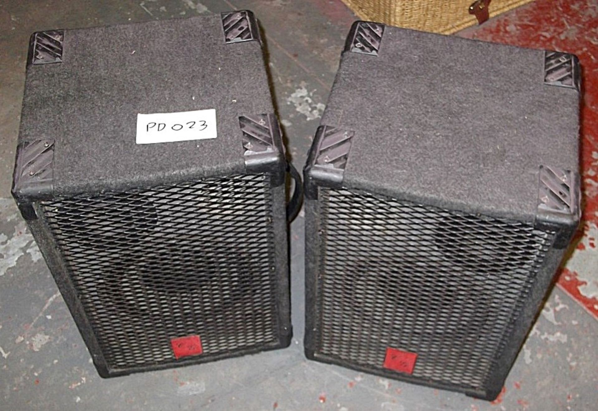1 x Pair Of Professional Speakers By CG Audio - Good Working Condition - 80nms, 200w RMS MAX - - Image 3 of 3