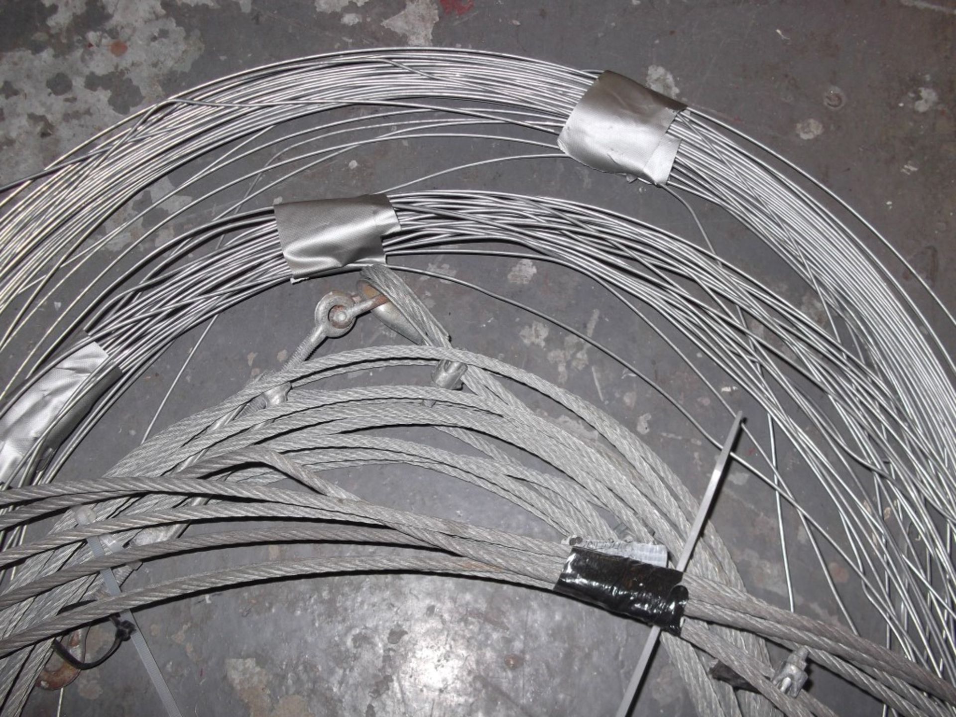 9 x Assorted Coils Of Catenary Wire - Supplied In A Variety Of Thicknesses And Lengths, Most With - Image 3 of 5