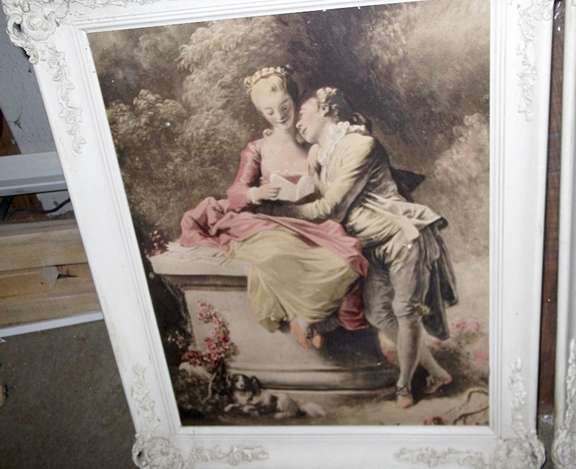 A Pair Of Framed Baroque Art Prints By B&S Creations, New York - Both Very Rare & Charming - Image 5 of 7