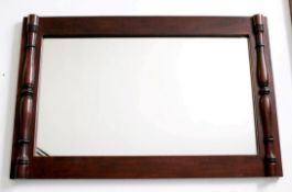 1 x Mark Webster "Burlington" Solid Wood Framed Mirror - Ex Display Stock – Dimensions: 120 x 78cm -