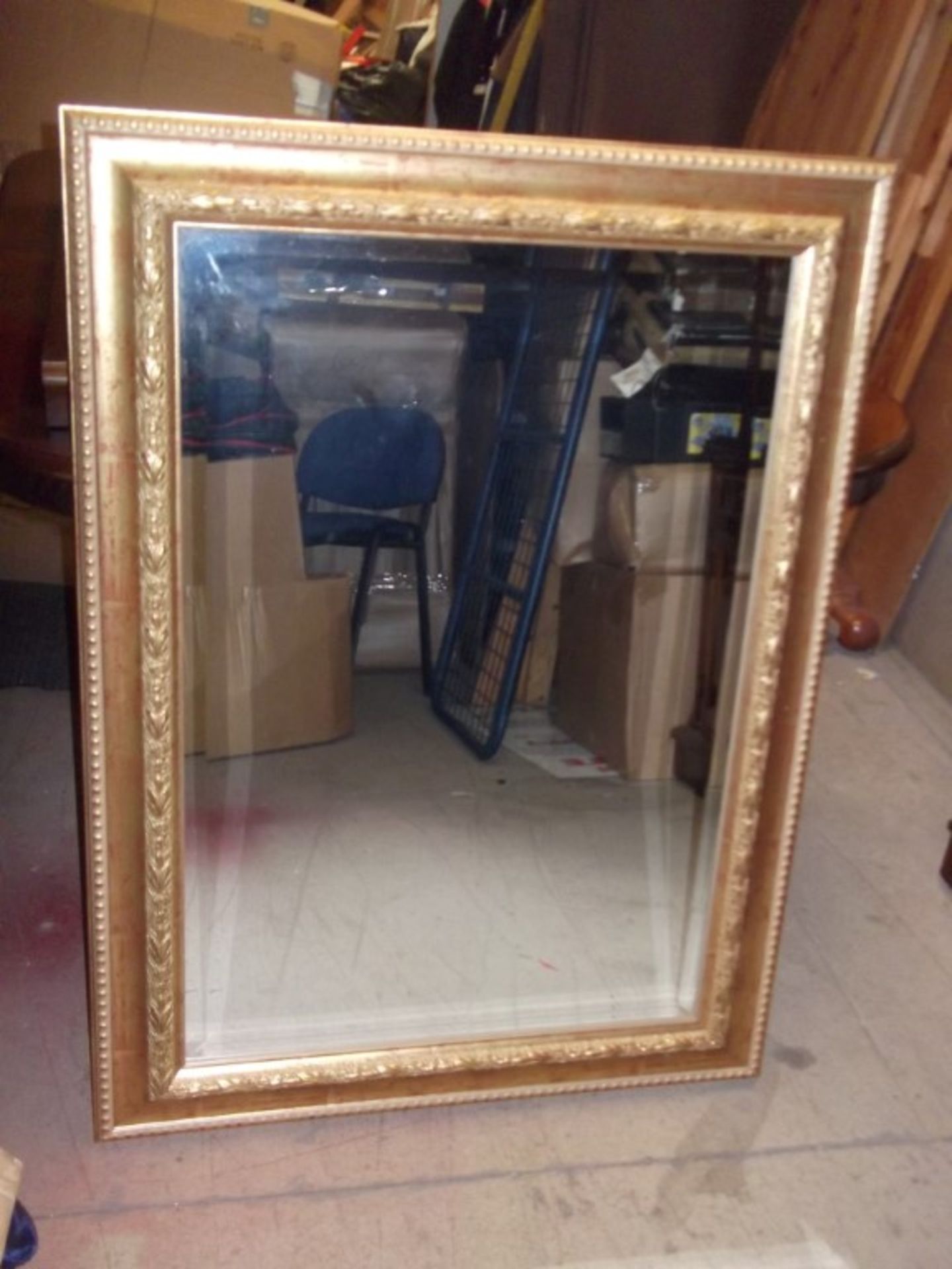 1 x Large Mirror, With Gold Flecked Frame - Pre-owned In Great Condition - Dimensions: 110 x - Image 2 of 6