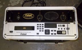 1 x ProSound 1000 - Professional Amplifier With CD Player Built Into Flight Case - Good Working