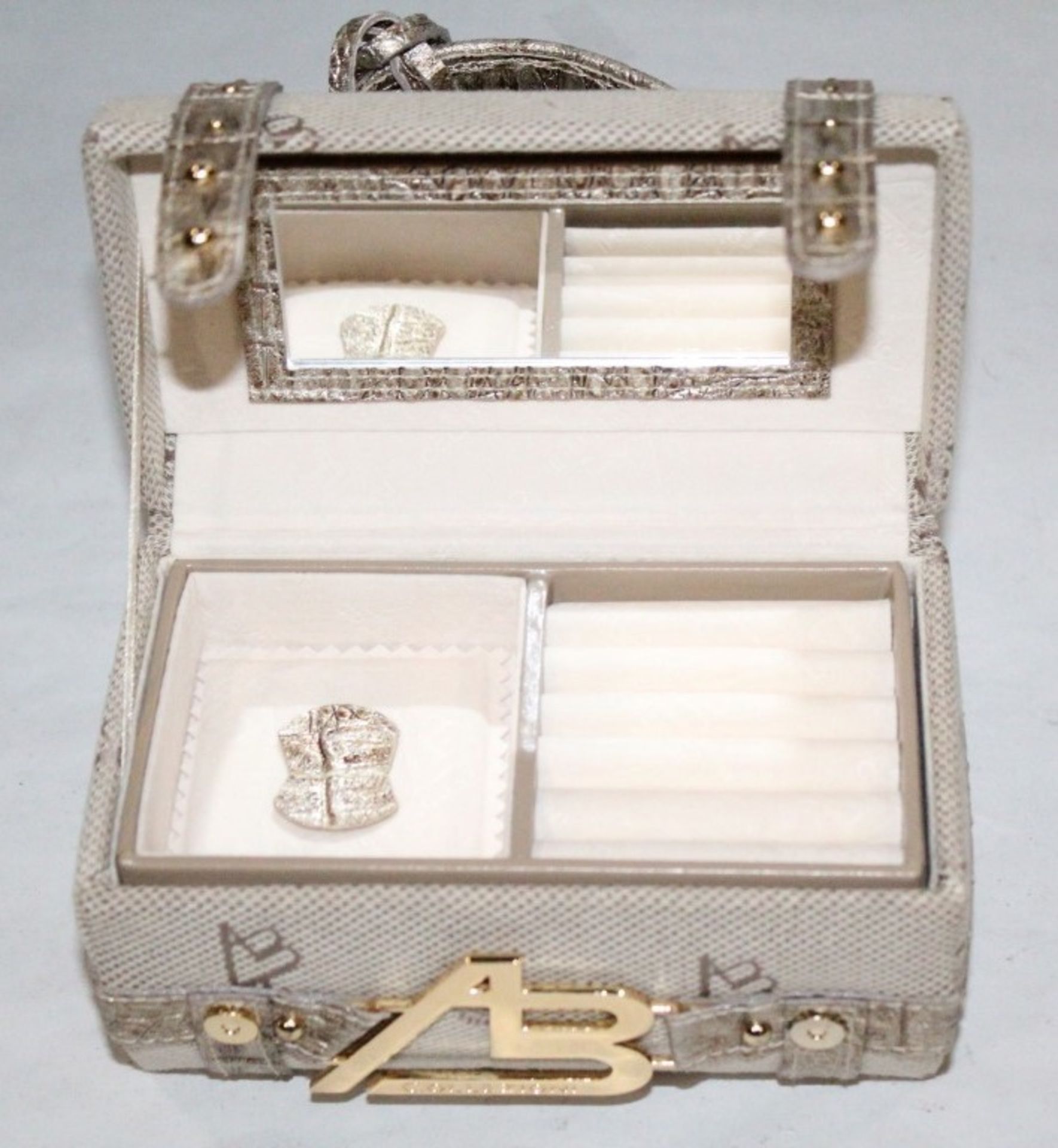 1 x "AB Collezioni" Italian Luxury Jewellery Box (30533) - Ref LT133  – Features A Pull-Out - Image 4 of 5