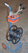 1 x Combination Strapping Tool With Stand, Pallet Strapping and Seals - CL300 - Ref S220 - Location: