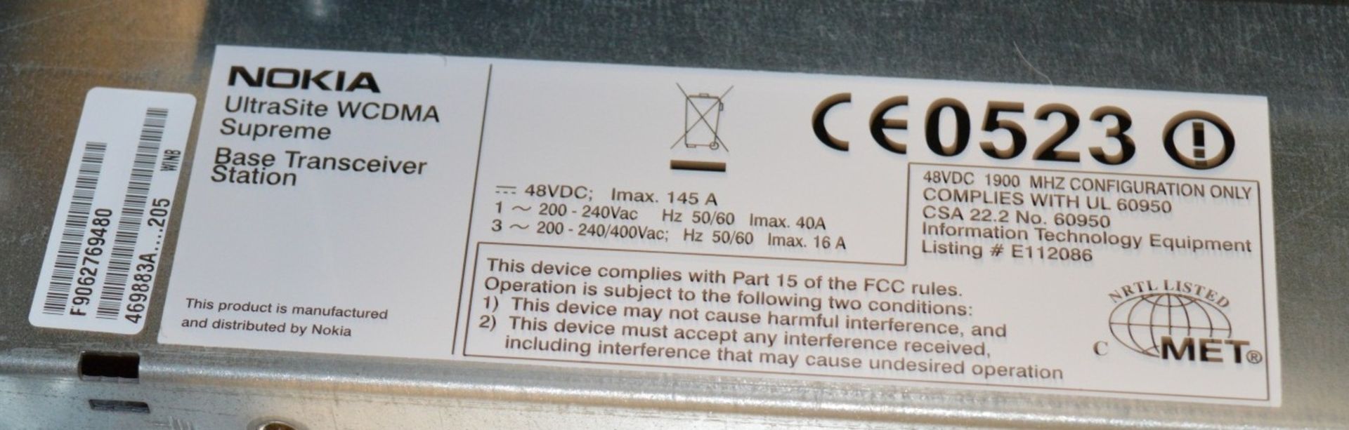 1 x Selection of Nokia Siemens Test Room Equipment Including Loaded Nokia Ultrasite WCDMA Supreme - Image 43 of 72