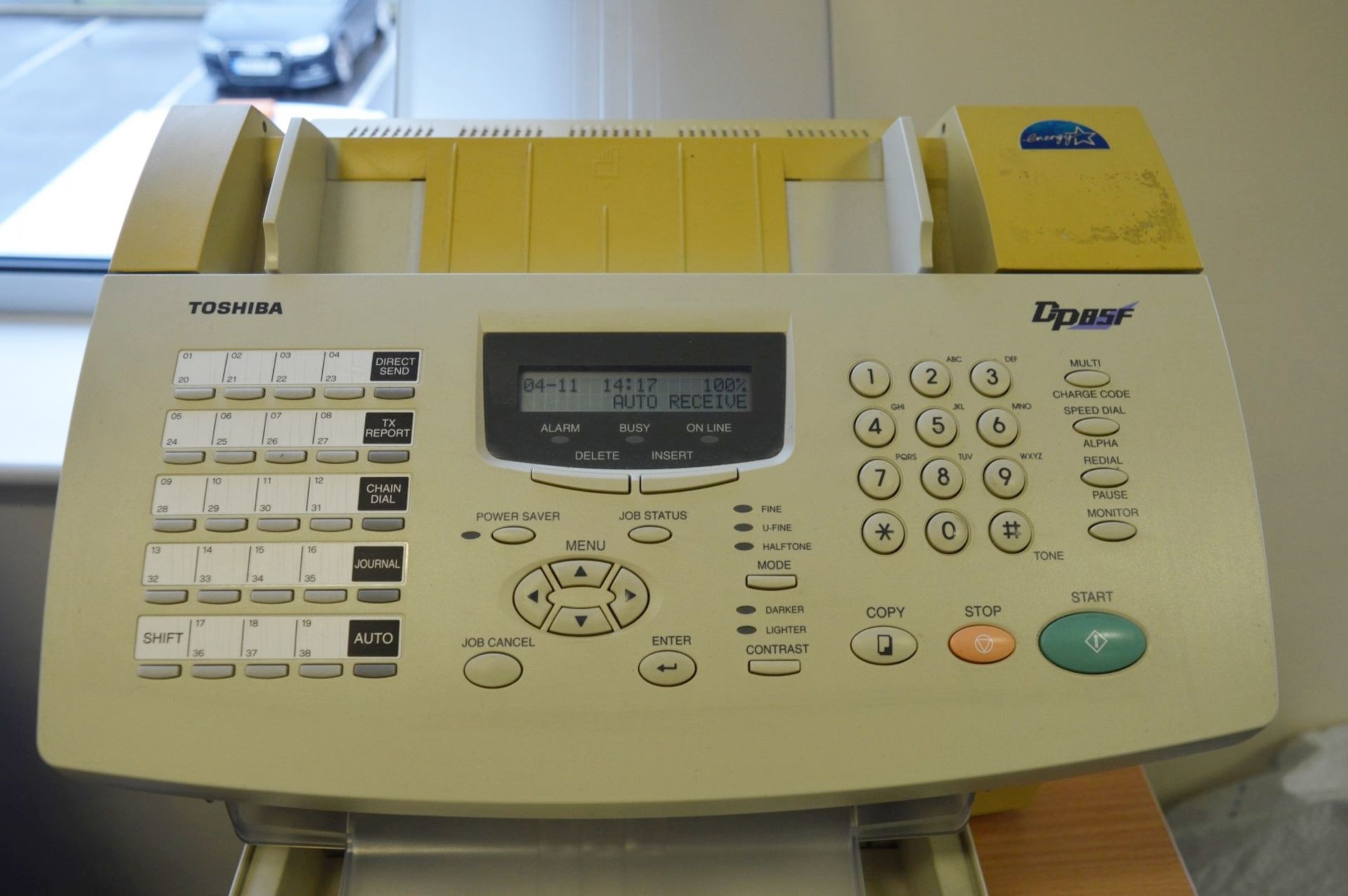 1 x Toshiba DP85F Office Fax Machine - CL300 - Ref S151 - Location: Swindon, Wiltshire, SN2 - Image 2 of 3