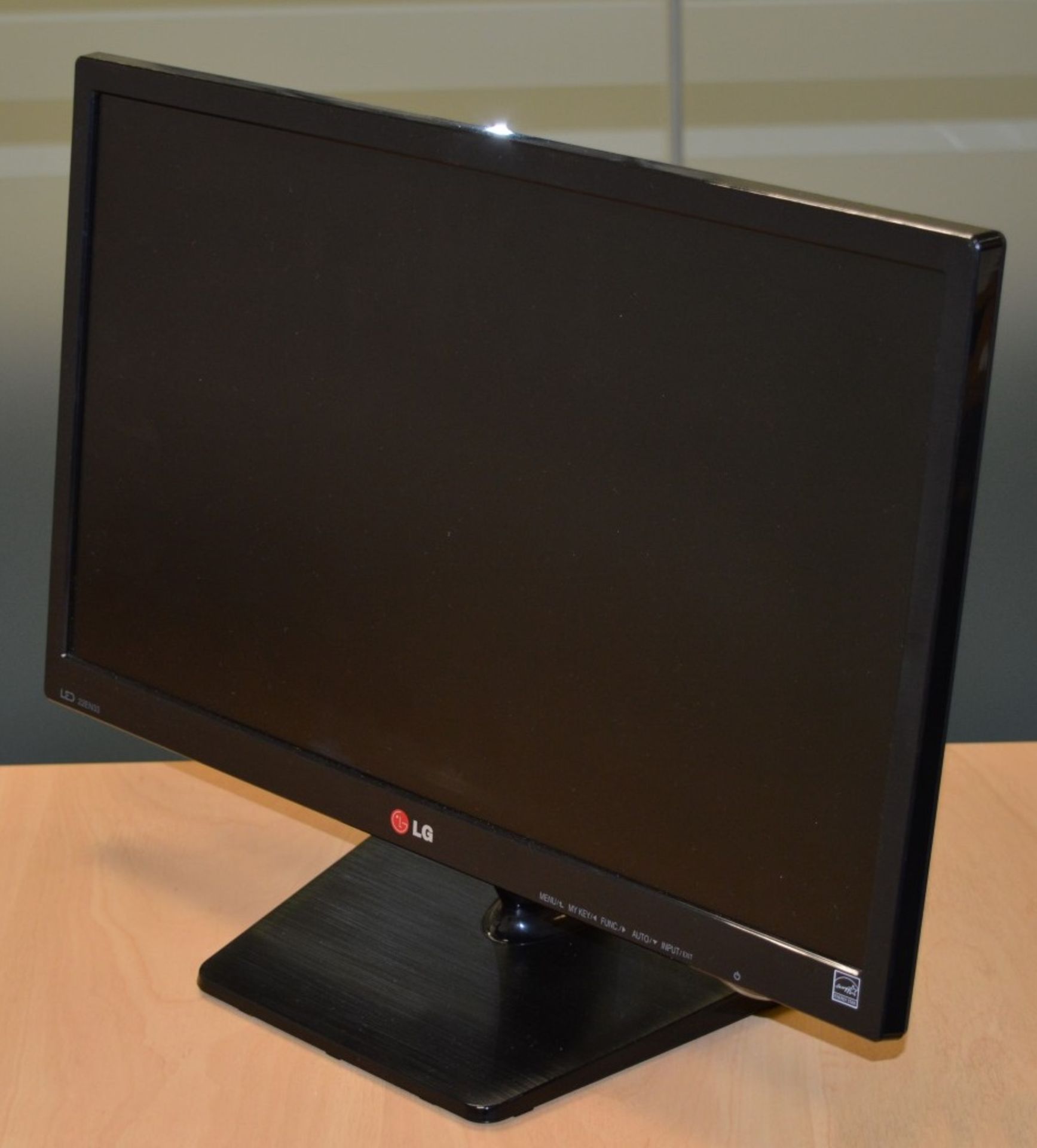 1 x LG Flatscreen LED Full HD 22 Inch Monitor With Cables - CL300 - Ref S116 - Location: Swindon, - Image 4 of 5