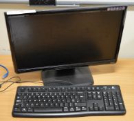 1 x Liyama ProLite 20 Inch LCD Flatscreen Monitor With Keyboard - Model E2008HDS - 1600x900