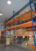 3 x Bays of Warehouse PALLET RACKING - Lot Includes 4 x Uprights, 18 x Crossbeams, 1 x Corner