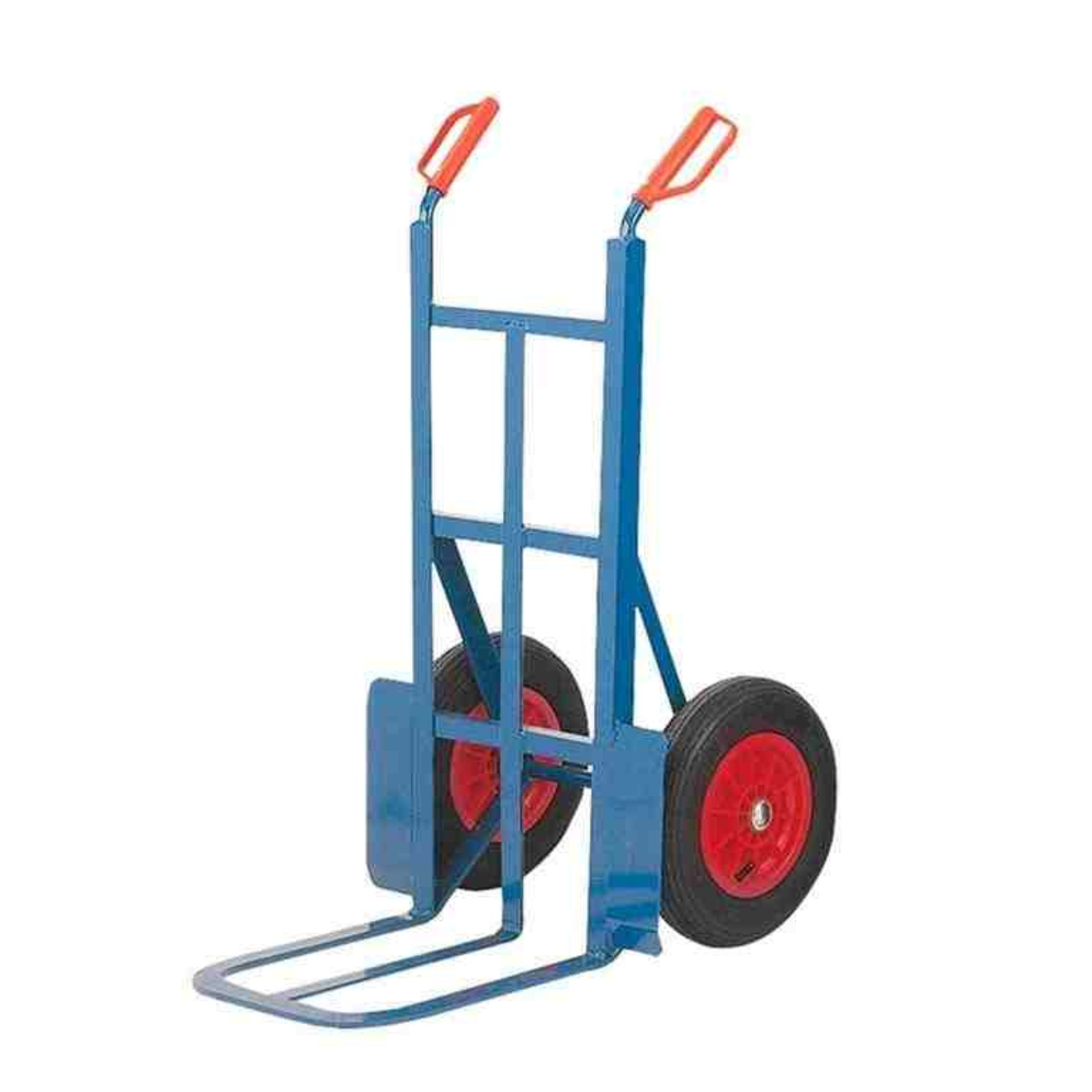 1 x Rough Terrain Sack Truck - Heavy Duty Sack Truck With One Piece Frame, Larger Wheels and a Max