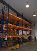 3 x Bays of Warehouse PALLET RACKING - Lot Includes 4 x Uprights, 24 x Crossbeams, 1 x Corner