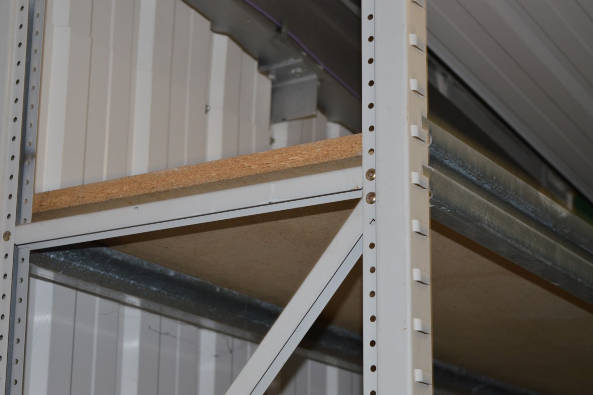 1 x Large Quantity of Heavy Duty Rivet Storage Racking - Grey Finish - Includes 6 Uprights and 18 - Image 7 of 8