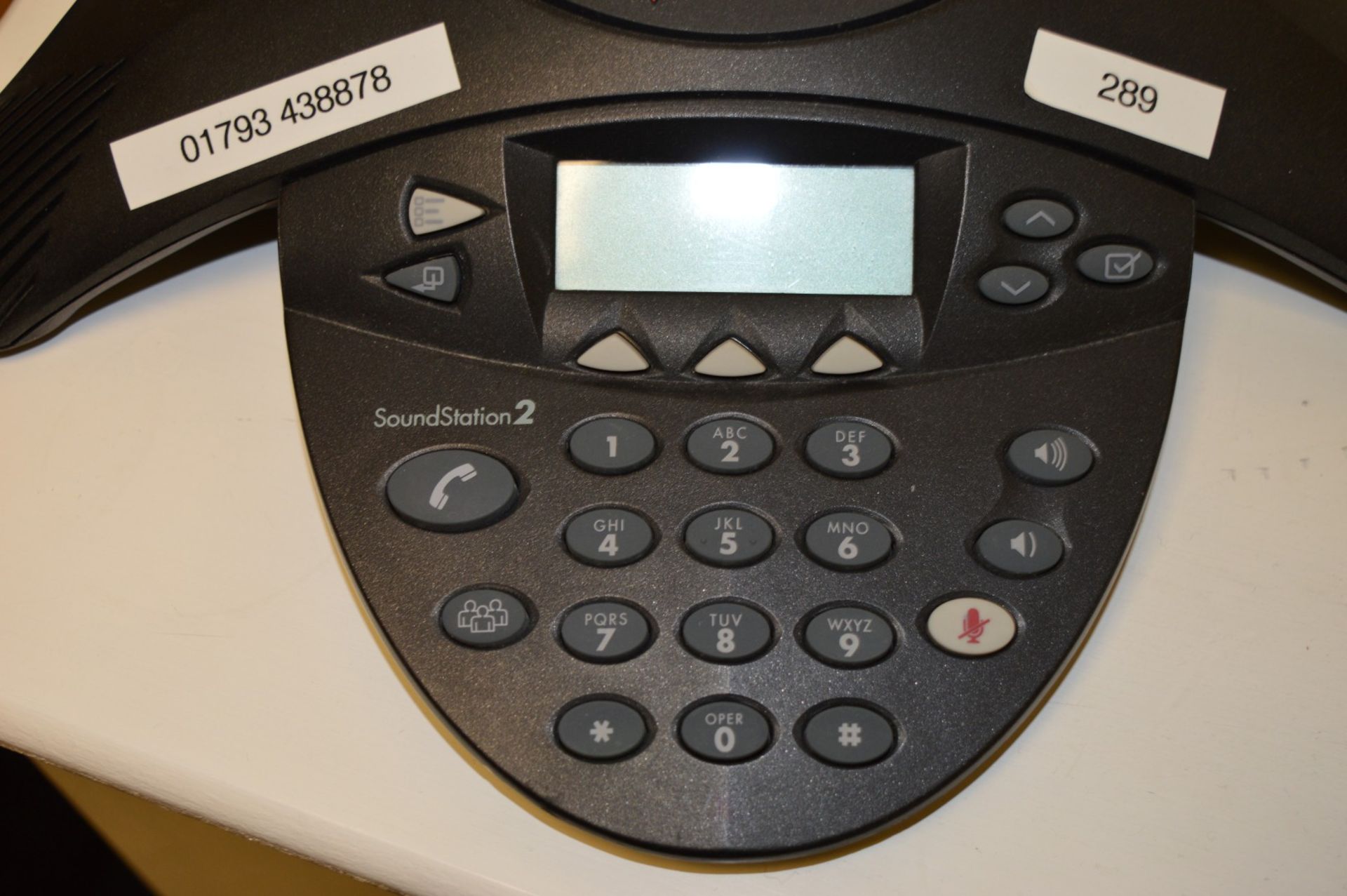 1 x Polycom Soundstation 2 LCD Conference Phone - Model 2201-1600-01 - Features 3 Cardioid - Image 2 of 3