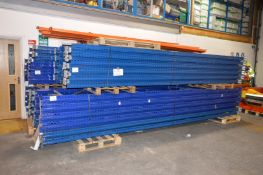 10 x Bays of Warehouse PALLET RACKING - Lot Includes 11 x Uprights and 60 x Crossbeams -