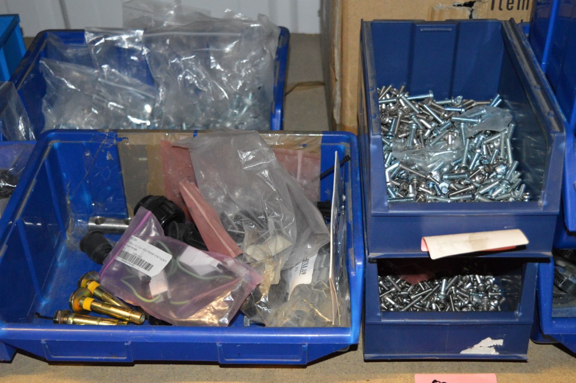 Approx 88 x Linbin Tubs With Contents - Assorted Variety of Consumables Included - Please See The - Image 12 of 20